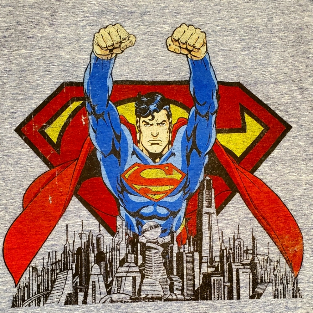 👕💢 Superman Graphic Men's T-Shirt - Picture 1 of 6